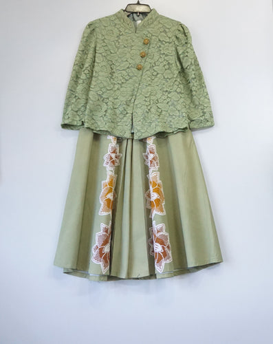 ASQT0028-THS1107 Tops-Skirt (M)