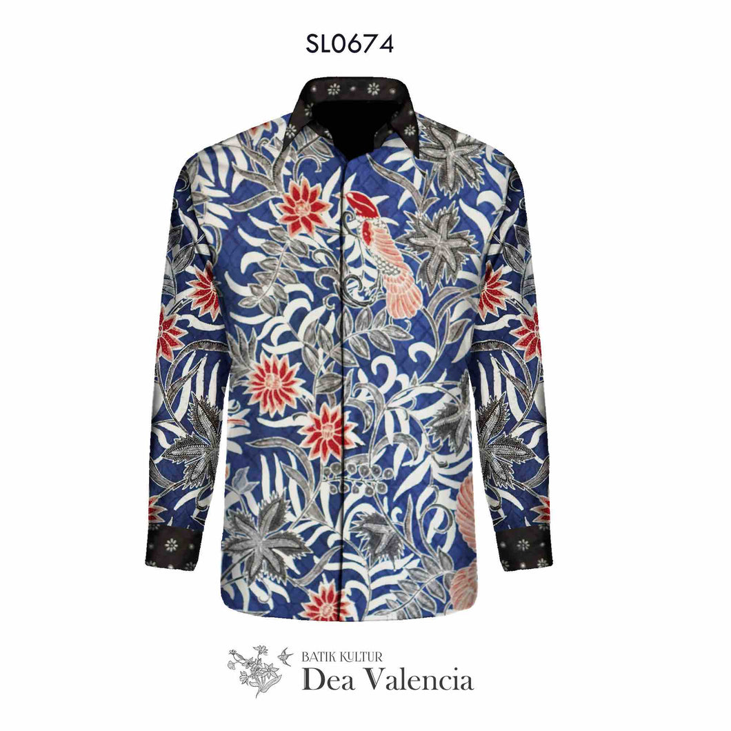 SL0674 - Silk Men's Shirt Material