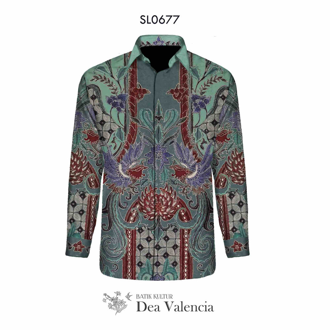 SL0677 - Silk Men's Shirt Material