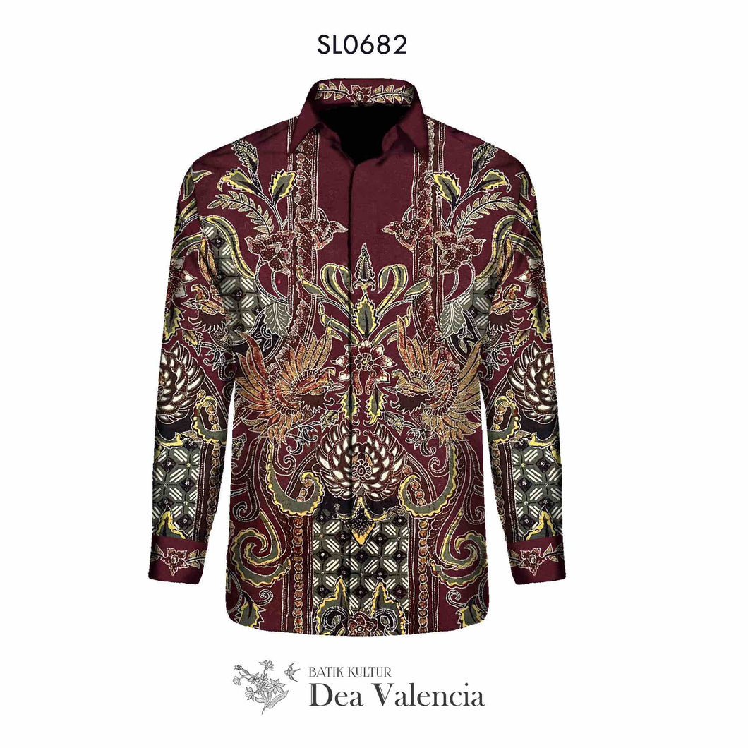 SL0682 - Silk Men's Shirt Material