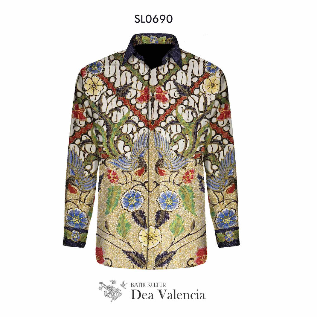 SL0690 - Silk Men's Shirt Material