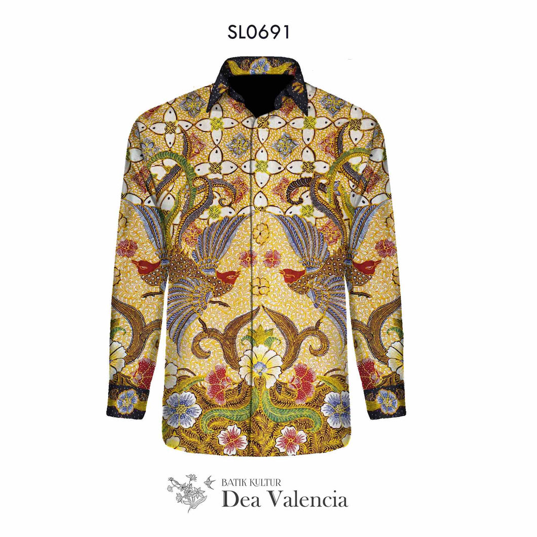 SL0691 - Silk Men's Shirt Material